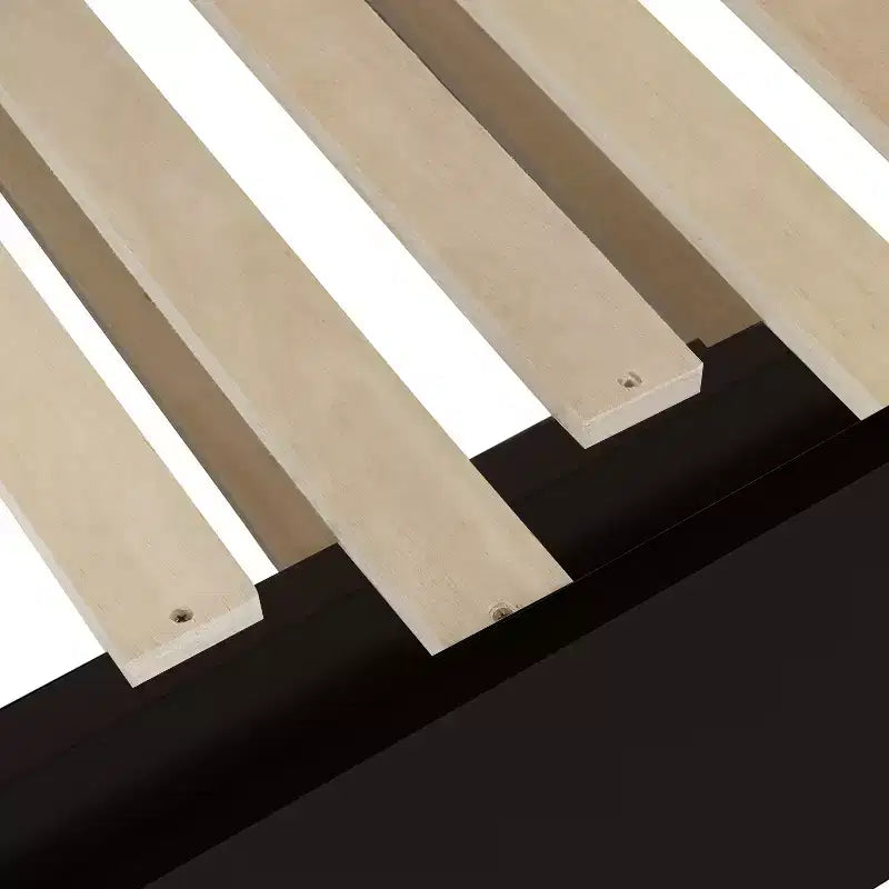 Lit de repos double en bois avec lit gigogne escamotable