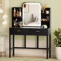 Makeup Vanity with Mirror and Lights, Vanity Table with Drawers