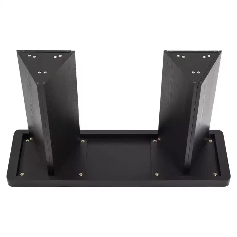Console étroite de 50", table d'entrée et de canapé mince avec plateau en placage de bois véritable, console de couloir moderne épaisse et robuste