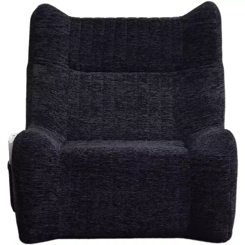 Pouf géant pour adultes avec accoudoirs, tissu chenille et mousse haute résilience