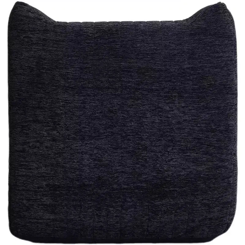 Pouf géant pour adultes avec accoudoirs, tissu chenille et mousse haute résilience