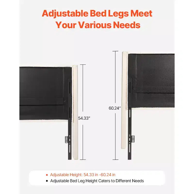 Tête de lit King Size capitonnée en losanges, beige, hauteur réglable