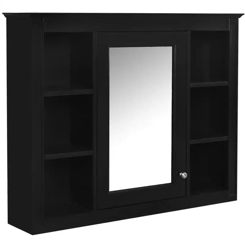 Armoire à pharmacie rectangulaire en MDF avec miroir de 35 po L x 27,5 po H