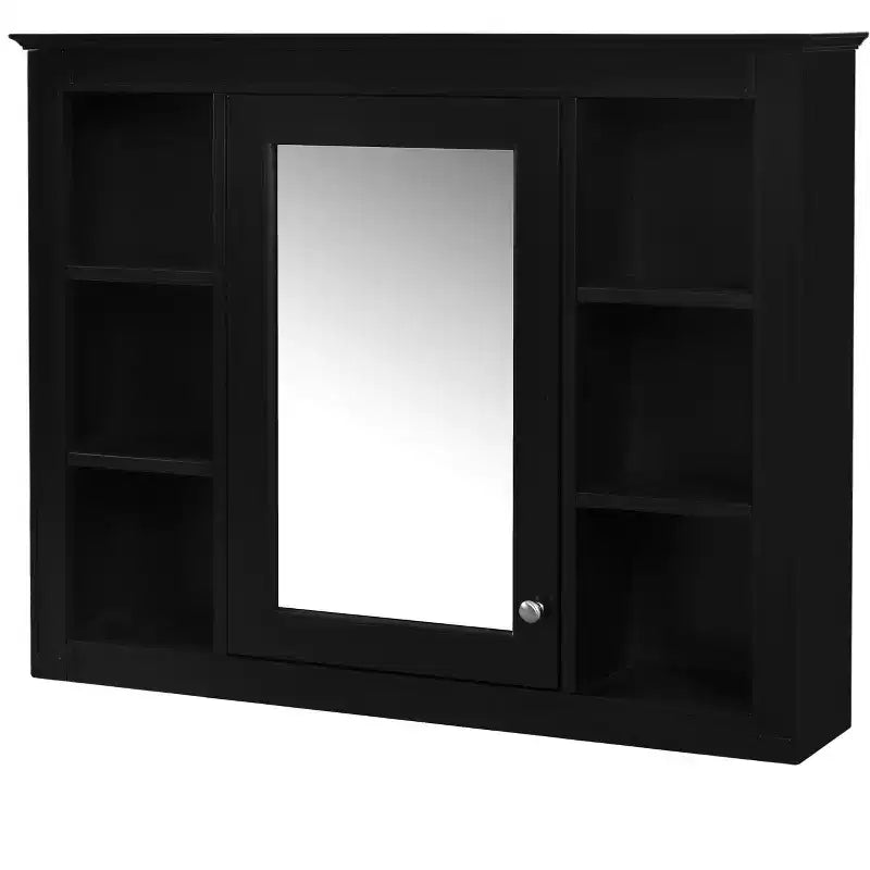 Armoire à pharmacie rectangulaire en MDF avec miroir de 35 po L x 27,5 po H