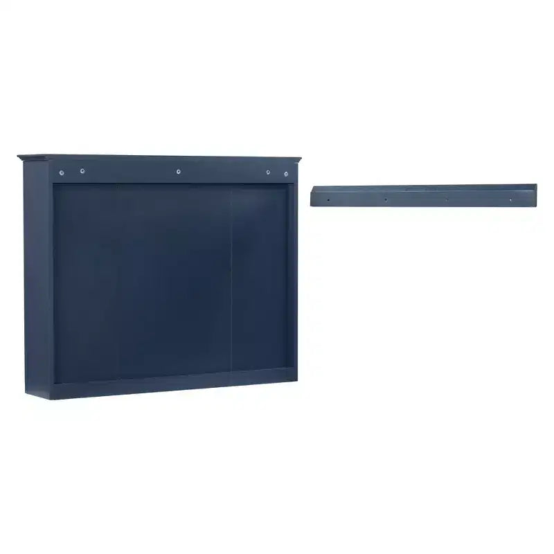 Armoire à pharmacie rectangulaire en MDF avec miroir de 35 po L x 27,5 po H