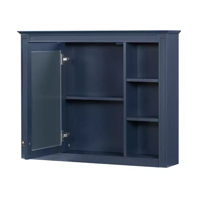 Armoire à pharmacie rectangulaire en MDF avec miroir de 35 po L x 27,5 po H