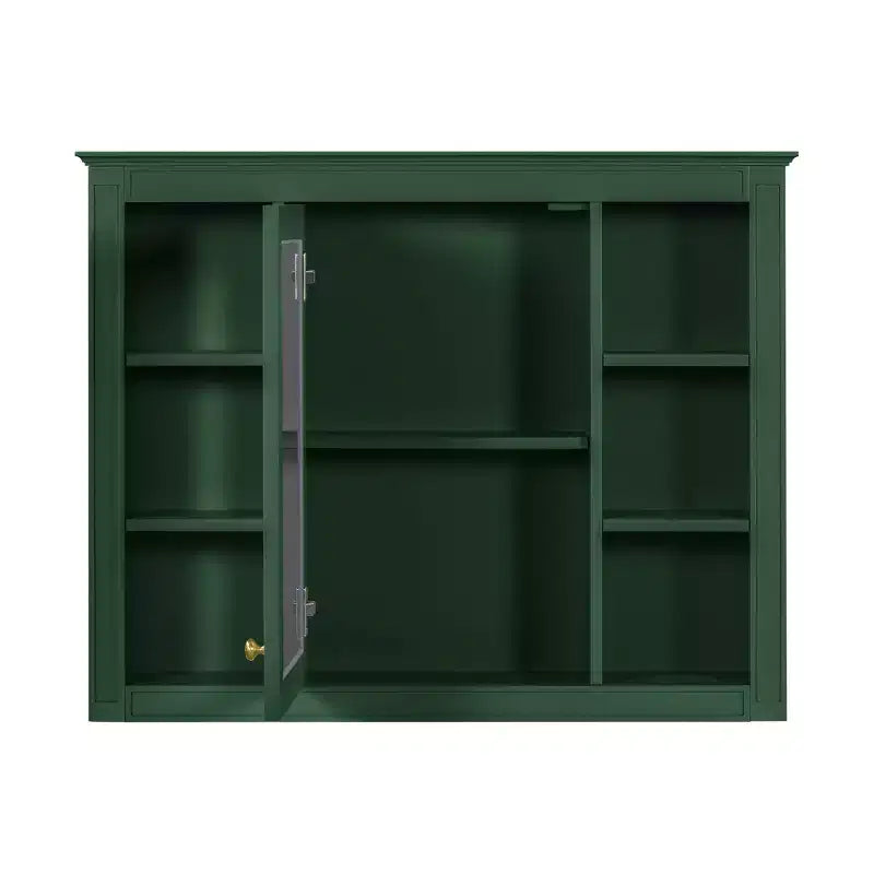 Armoire à pharmacie rectangulaire en MDF avec miroir de 35 po L x 27,5 po H