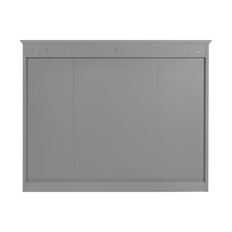 Armoire à pharmacie rectangulaire en MDF avec miroir de 35 po L x 27,5 po H