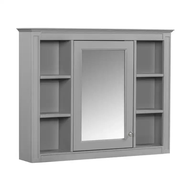 Armoire à pharmacie rectangulaire en MDF avec miroir de 35 po L x 27,5 po H