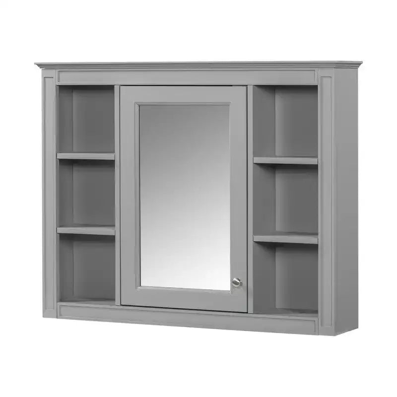 Armoire à pharmacie rectangulaire en MDF avec miroir de 35 po L x 27,5 po H