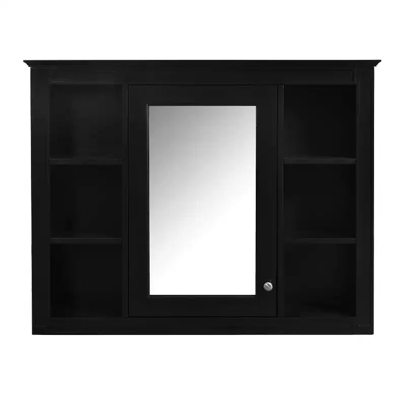 Armoire à pharmacie rectangulaire en MDF avec miroir de 35 po L x 27,5 po H