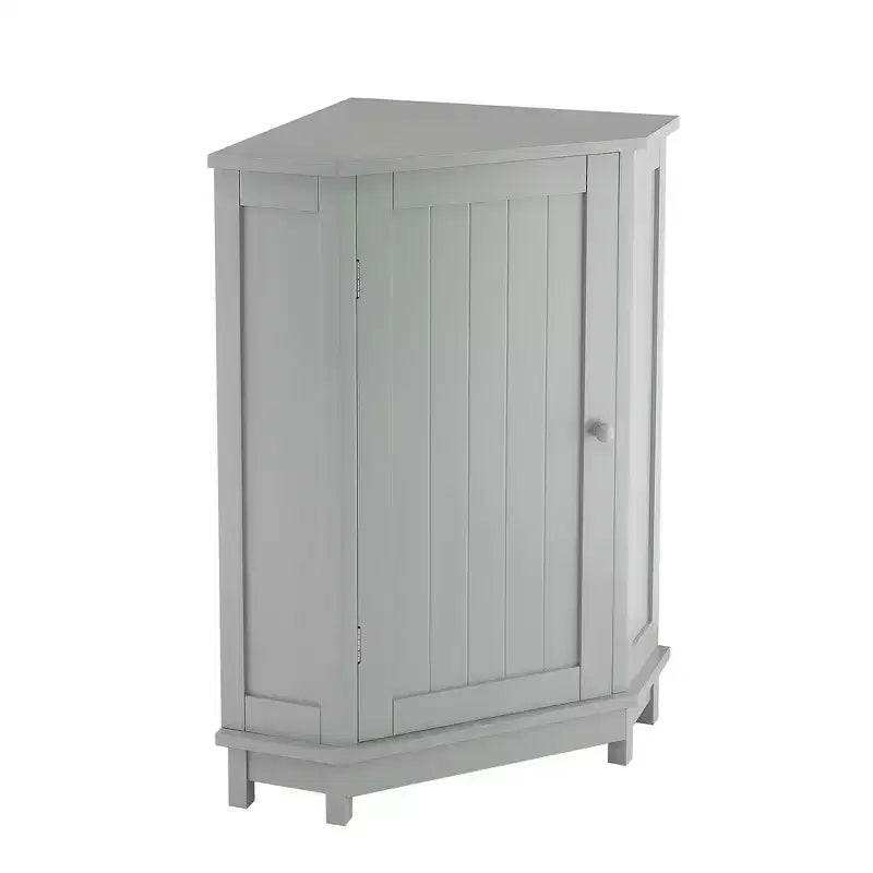 Meuble de rangement d'angle moderne pour salle de bain avec étagère réglable