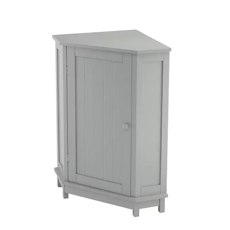Meuble de rangement d'angle moderne pour salle de bain avec étagère réglable
