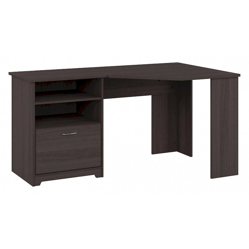 Bureau d'angle pour domicile de 60 po avec rangement