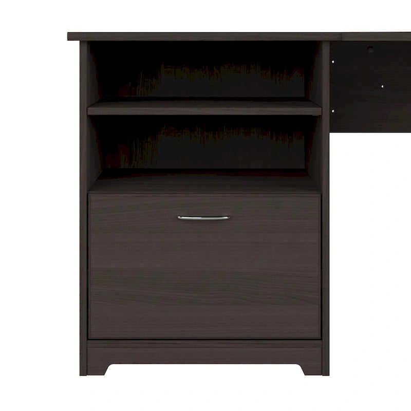 Bureau d'angle pour domicile de 60 po avec rangement