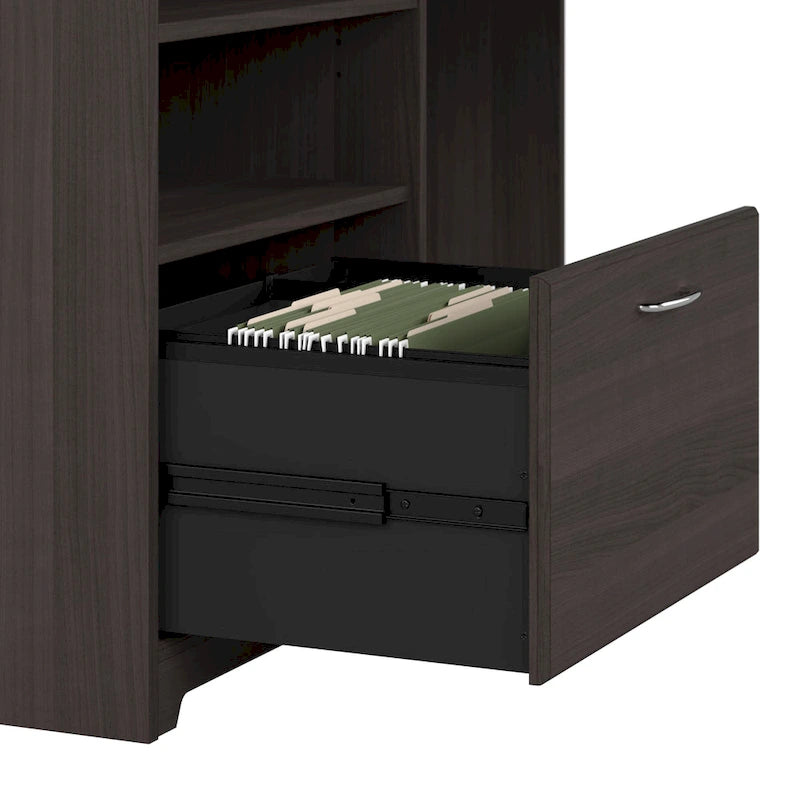 Bureau d'angle pour domicile de 60 po avec rangement