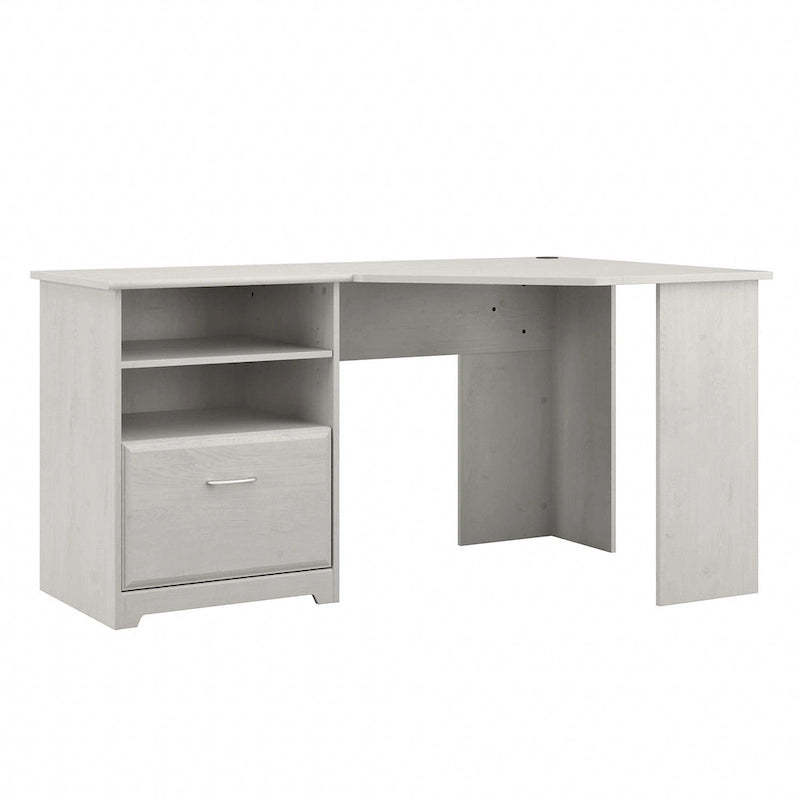 Bureau d'angle pour domicile de 60 po avec rangement