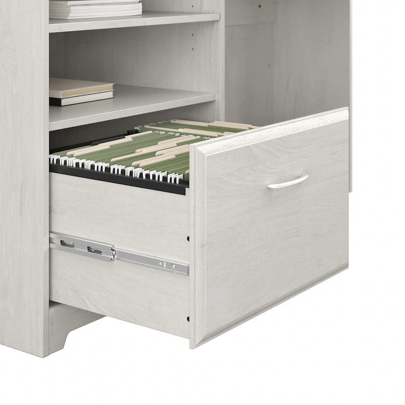 Bureau d'angle pour domicile de 60 po avec rangement