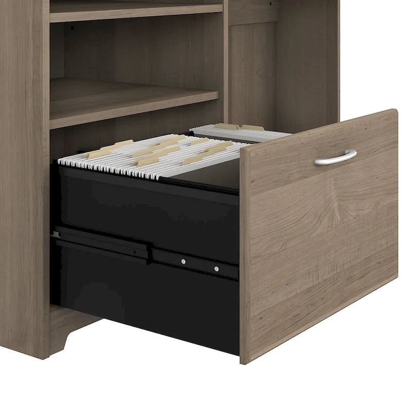 Bureau d'angle pour domicile de 60 po avec rangement