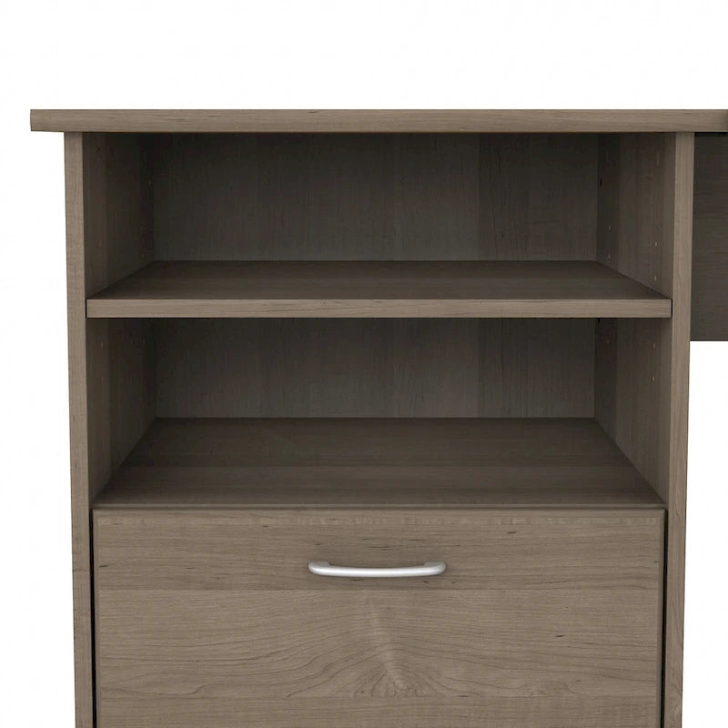 Bureau d'angle pour domicile de 60 po avec rangement