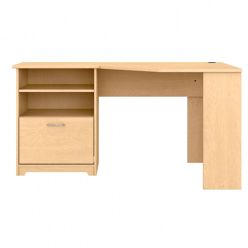 Bureau d'angle pour domicile de 60 po avec rangement