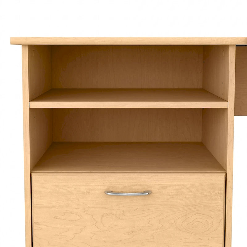 Bureau d'angle pour domicile de 60 po avec rangement