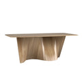 Table de salle à manger Wave Base en bois