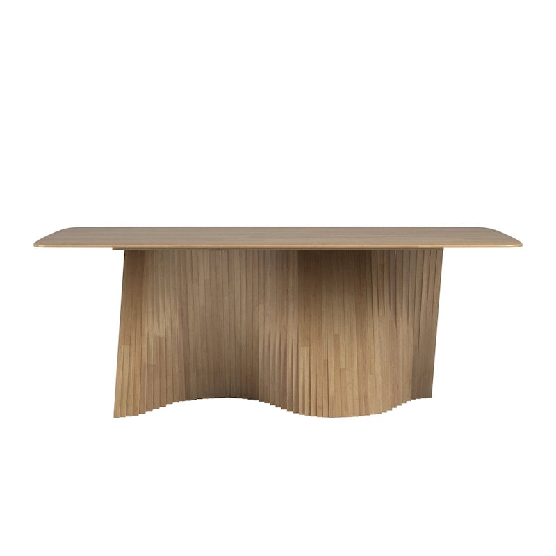 Table de salle à manger Wave Base en bois