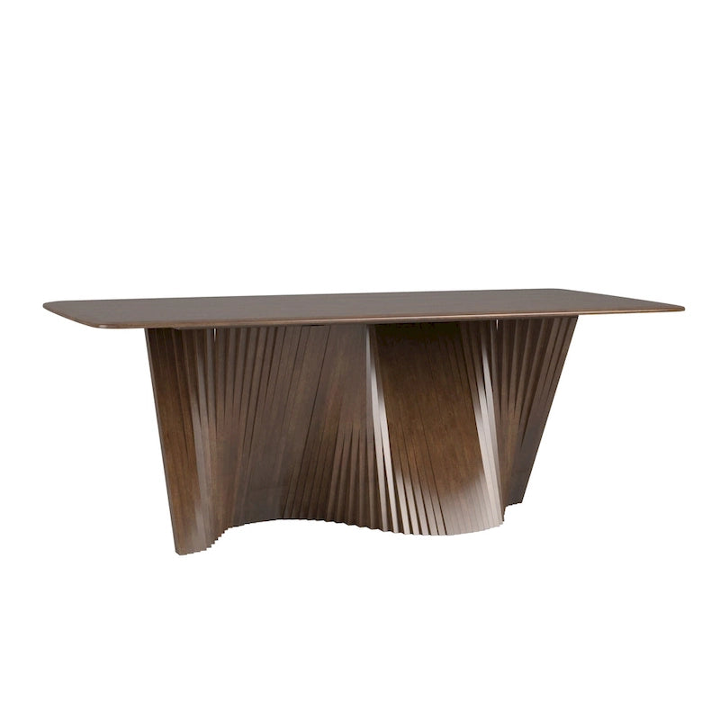 Table de salle à manger Wave Base en bois