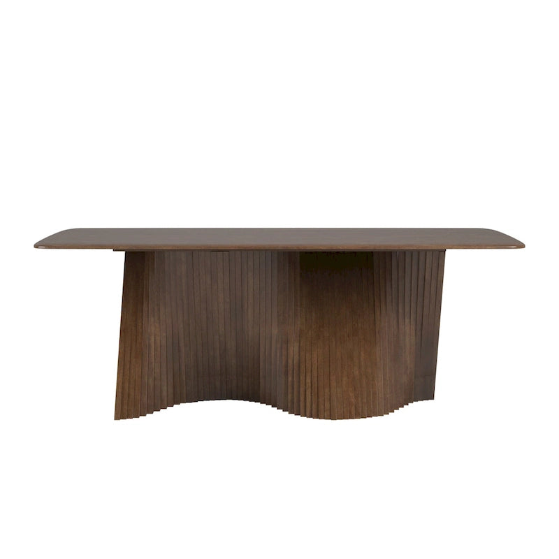 Table de salle à manger Wave Base en bois