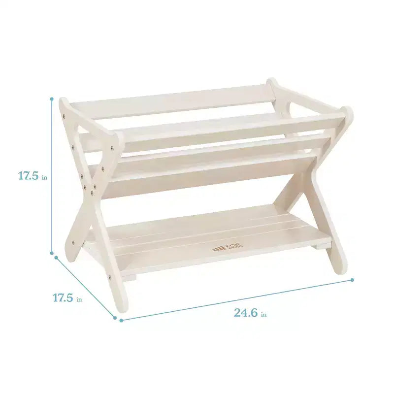 Meuble de rangement pour livres en bois avec étagère inférieure, Meuble pour enfants