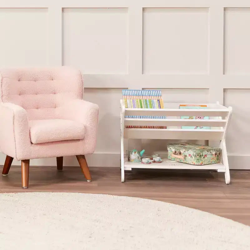Meuble de rangement pour livres en bois avec étagère inférieure, Meuble pour enfants