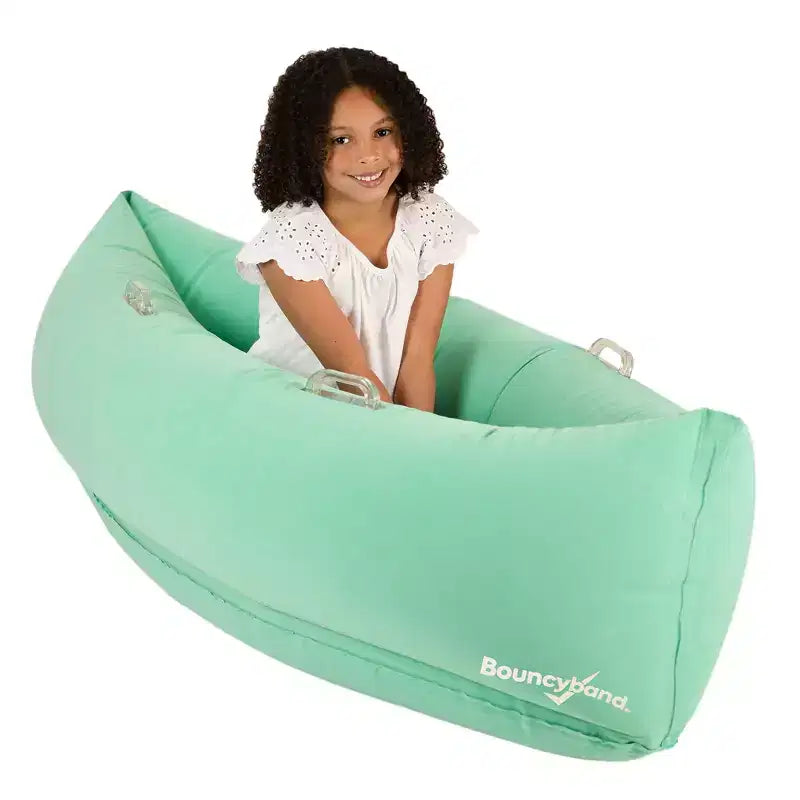 Cocon sensoriel confortable en forme de cosse, 152 cm, 6-12 ans, jusqu'à 1,55 m, vert