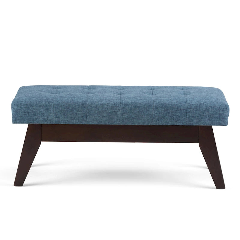 Banc ottoman capitonné style milieu du siècle