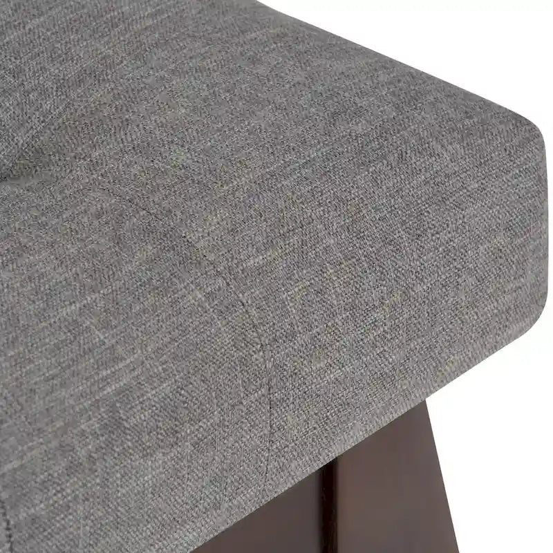Banc ottoman capitonné style milieu du siècle