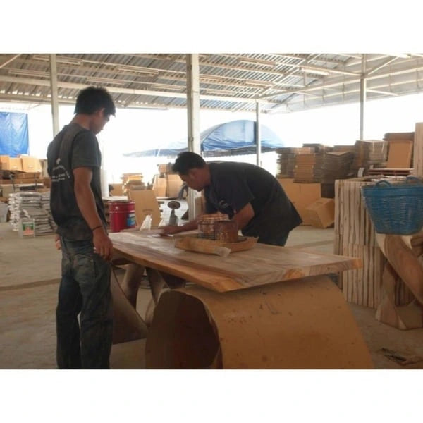 Tabouret torsadé en bois 12 x 12 x 23 po de haut, huile grise