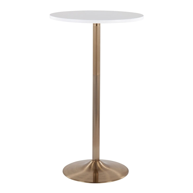 Table ajustable à 2 ou 3 hauteurs (hauteur salle à manger, comptoir ou bar)
