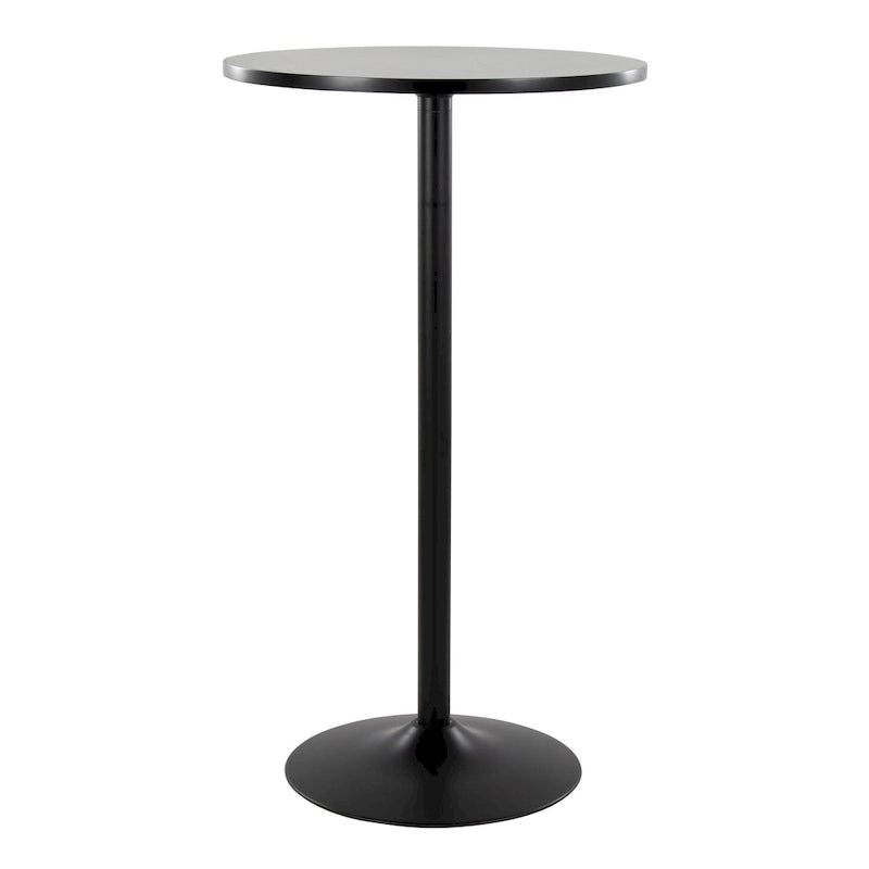 Table ajustable à 2 ou 3 hauteurs (hauteur salle à manger, comptoir ou bar)