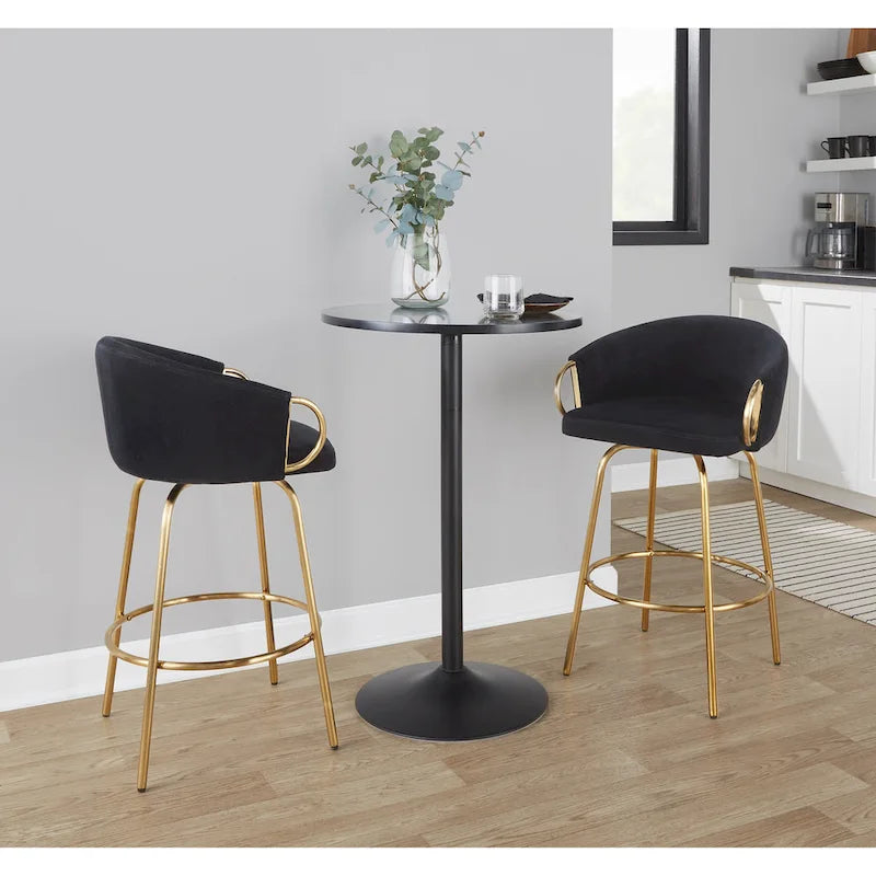 Table ajustable à 2 ou 3 hauteurs (hauteur salle à manger, comptoir ou bar)