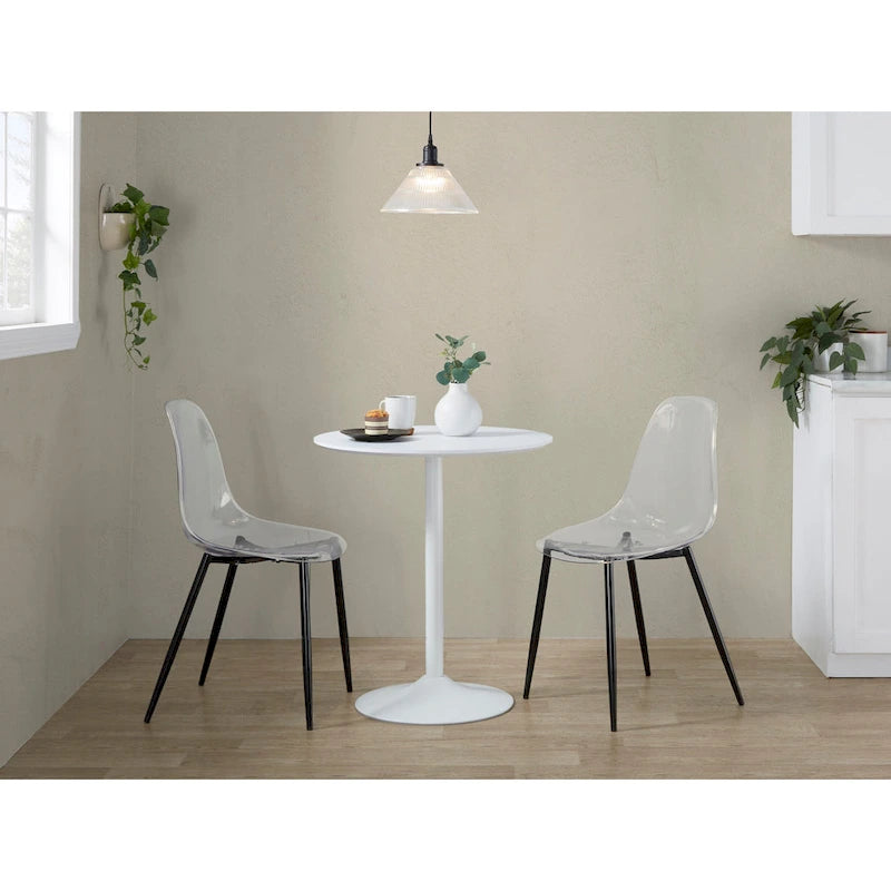 Table ajustable à 2 ou 3 hauteurs (hauteur salle à manger, comptoir ou bar)