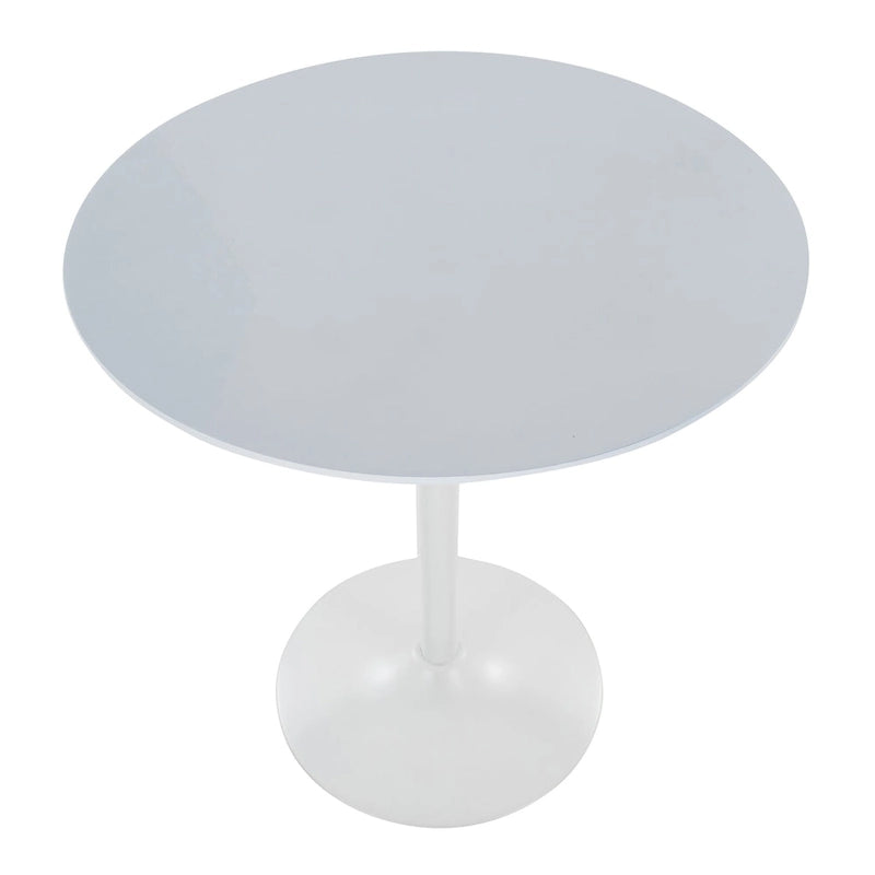 Table ajustable à 2 ou 3 hauteurs (hauteur salle à manger, comptoir ou bar)