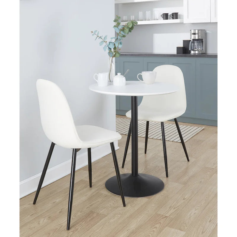 Table ajustable à 2 ou 3 hauteurs (hauteur salle à manger, comptoir ou bar)