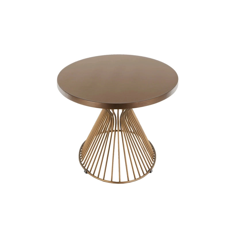 Table basse ovale moderne du milieu du siècle