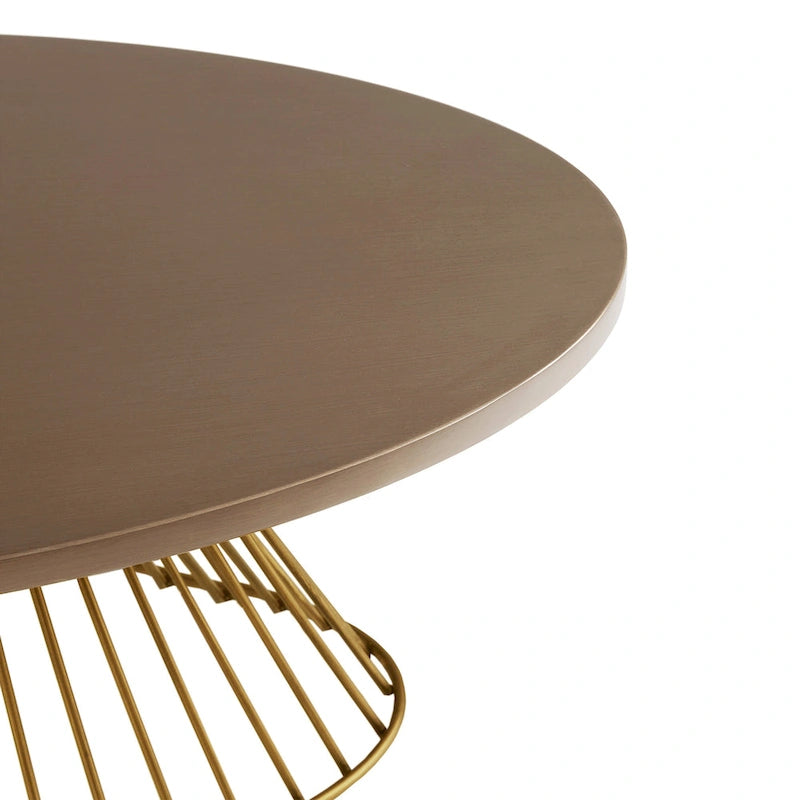 Table basse ovale moderne du milieu du siècle