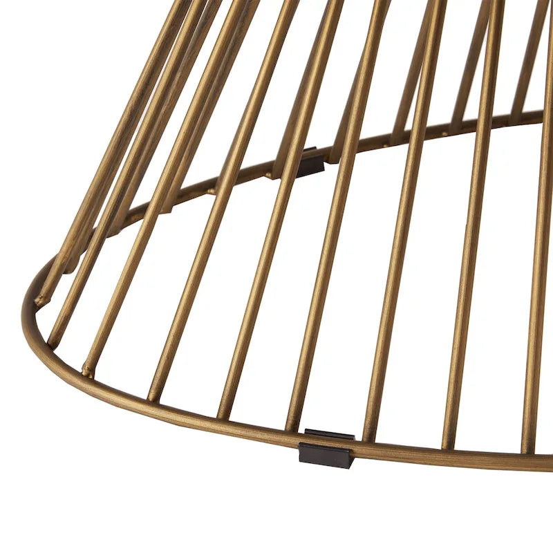 Table basse ovale moderne du milieu du siècle