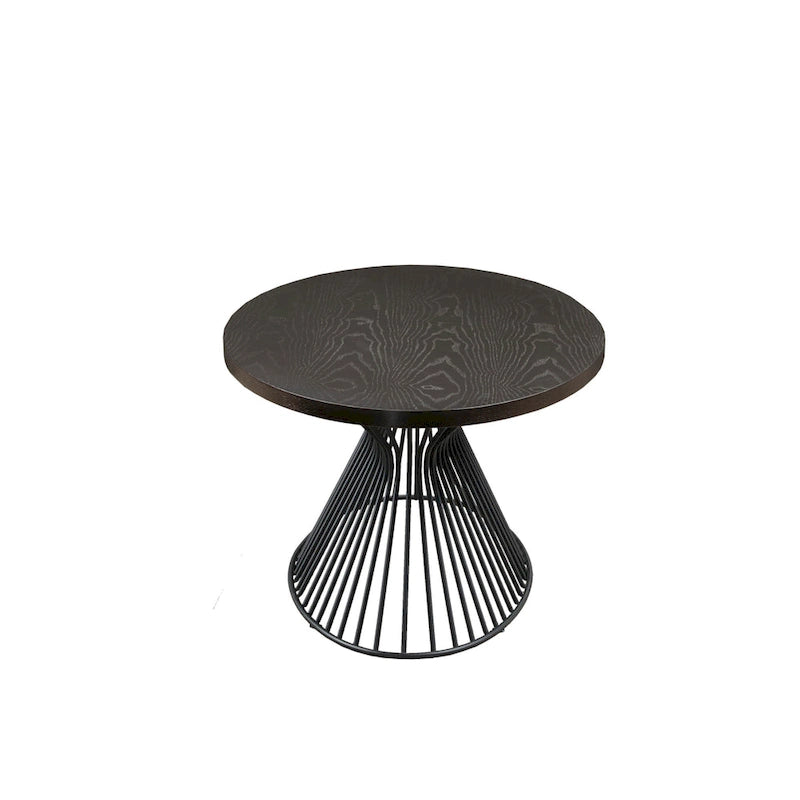 Table basse ovale moderne du milieu du siècle