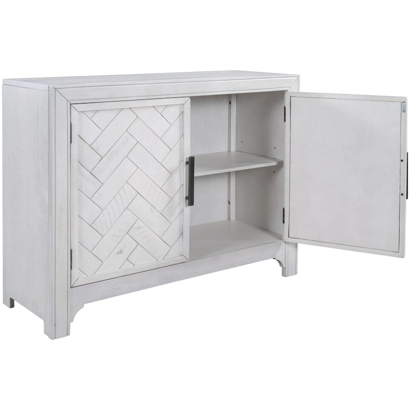 Meuble de rangement vintage de 102 cm avec 2 étagères