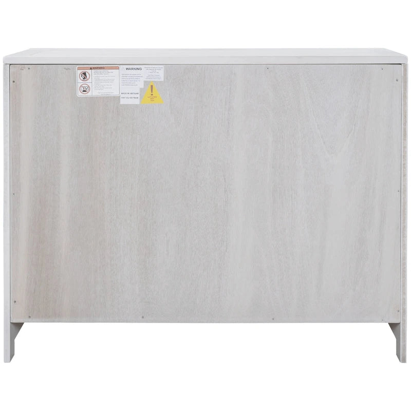 Meuble de rangement vintage de 102 cm avec 2 étagères