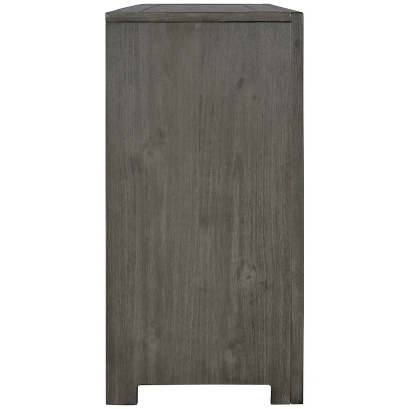 Meuble de rangement vintage de 102 cm avec 2 étagères