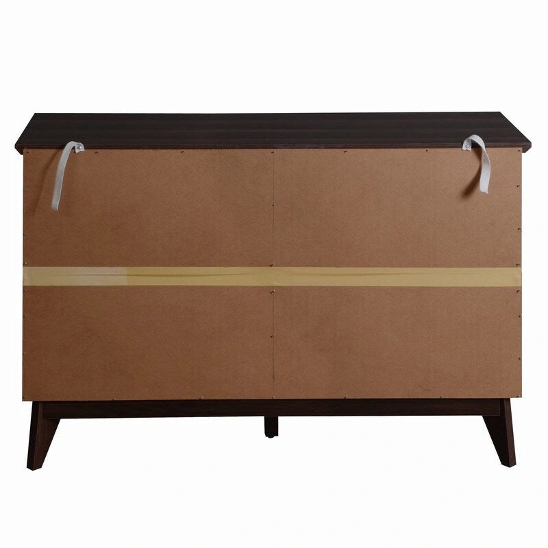 Commode de rangement moderne à 6 tiroirs, 47,2 po de largeur